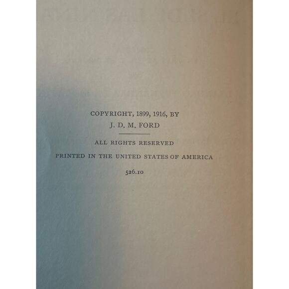 VG Condition VINTAGE Book EL SI DE LAS NINAS by Moratin Copyright 1899, 1916 - Picture 4 of 5